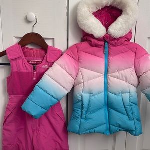 Snowsuit and jacket 2t
